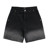 アクメドラビ(acme' de la vie) TWO-TONE GRADIENT DENIM SHORT PANTS BLACK