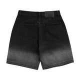 アクメドラビ(acme' de la vie) TWO-TONE GRADIENT DENIM SHORT PANTS BLACK