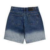 アクメドラビ(acme' de la vie) TWO-TONE GRADIENT DENIM SHORT PANTS BLUE