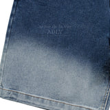 アクメドラビ(acme' de la vie) TWO-TONE GRADIENT DENIM SHORT PANTS BLUE