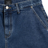 アクメドラビ(acme' de la vie) TWO-TONE GRADIENT DENIM SHORT PANTS BLUE