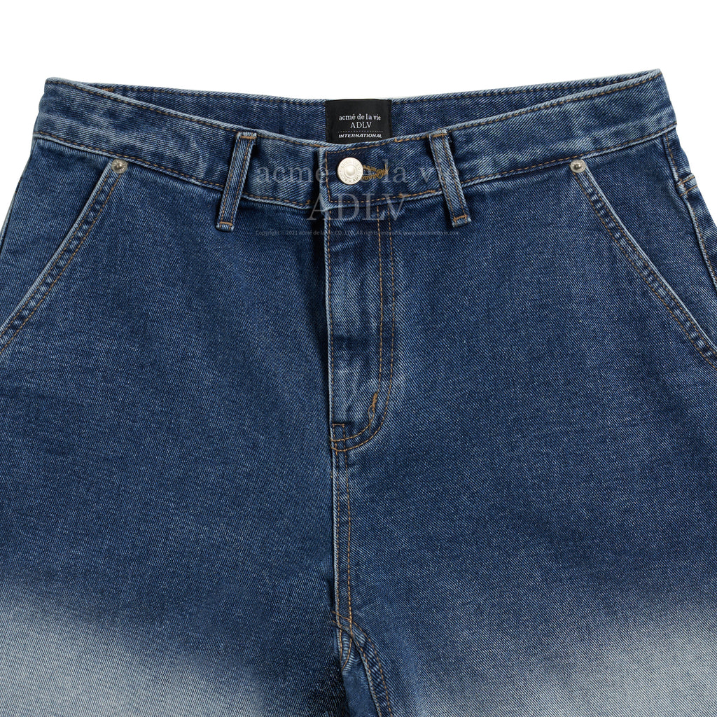 ★人気★【acme'delavie】★TWO-TONE GRADIENT DENIM PANT.S★ アクメドラビ(acme' de la vie) TWO-TONE GRADIENT DENIM SHORT