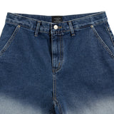 アクメドラビ(acme' de la vie) TWO-TONE GRADIENT DENIM SHORT PANTS BLUE