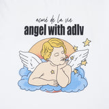 アクメドラビ(acme' de la vie)  ANGEL SHORT SLEEVE T-SHIRT WHITE