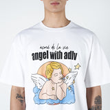 アクメドラビ(acme' de la vie)  ANGEL SHORT SLEEVE T-SHIRT WHITE