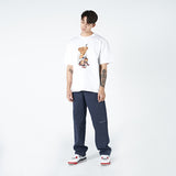 アクメドラビ(acme' de la vie) FRONT MULTI-CUT COTTON BANDING PANTS NAVY