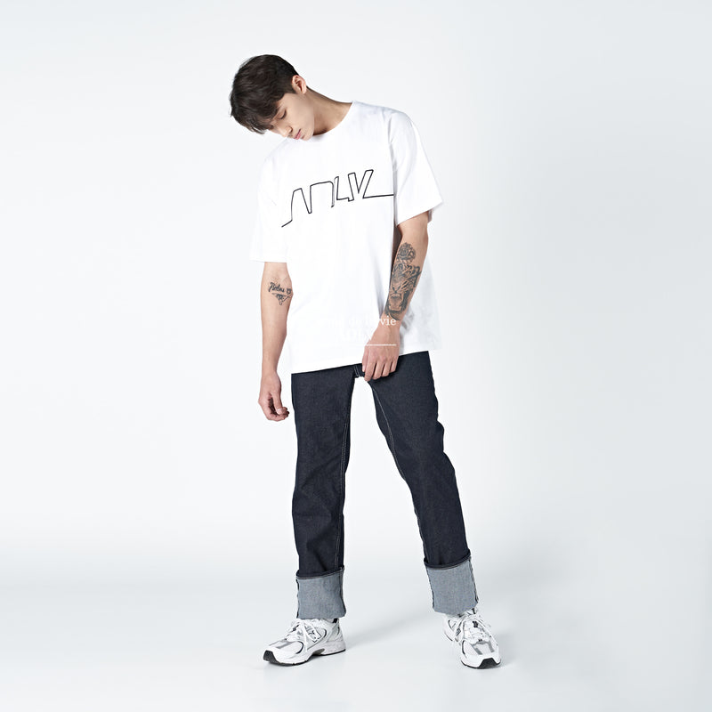 アクメドラビ(acme' de la vie)  CITY EMBROIDERY SHORT SLEEVE T-SHIRT WHITE