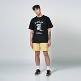 アクメドラビ(acme' de la vie)  DISH COW SHORT SLEEVE T-SHIRT BLACK