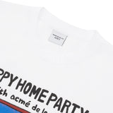 アクメドラビ(acme' de la vie)  HAPPY HOME PARTY SHORT SLEEVE T-SHIRT WHITE