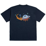 アクメドラビ(acme' de la vie)  SPACESHIP SHORT SLEEVE T-SHIRT NAVY