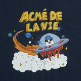 アクメドラビ(acme' de la vie)  SPACESHIP SHORT SLEEVE T-SHIRT NAVY