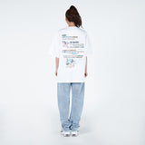 アクメドラビ(acme' de la vie)  UNICORN NOTE SHORT SLEEVE T-SHIRT WHITE