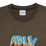 アクメドラビ(acme' de la vie)  BLOCK LOGO SHORT SLEEVE T-SHIRT BROWN