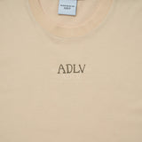 アクメドラビ(acme' de la vie) GLOSSY BASIC LOGO SHORT SLEEVE T-SHIRT BEIGE