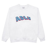 アクメドラビ(acme' de la vie)  3D TWO-TONE EMBROIDERY SWEATSHIRT WHITE
