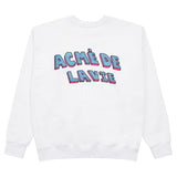 アクメドラビ(acme' de la vie)  3D TWO-TONE EMBROIDERY SWEATSHIRT WHITE