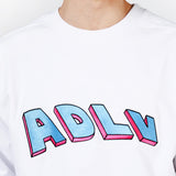 アクメドラビ(acme' de la vie)  3D TWO-TONE EMBROIDERY SWEATSHIRT WHITE