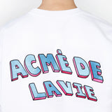 アクメドラビ(acme' de la vie)  3D TWO-TONE EMBROIDERY SWEATSHIRT WHITE