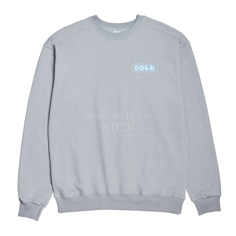 アクメドラビ(acme' de la vie) CIRCLE LOGO SWEATSHIRT CHARCOAL