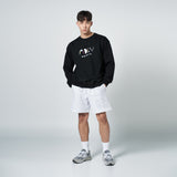 アクメドラビ(acme' de la vie)  PROTRACTOR LOGO SWEATSHIRT BLACK