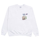 アクメドラビ(acme' de la vie) TEABAG LOGO SWEATSHIRT WHITE