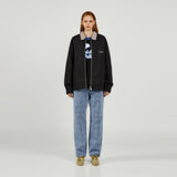 アクメドラビ(acme' de la vie) A LOGO MONOGRAM PATTERN DENIM PANTS BLUE