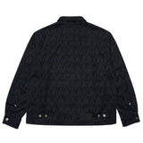 アクメドラビ(acme' de la vie) A LOGO MONOGRAM PATTERN WOVEN JACKET BLACK