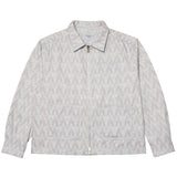 アクメドラビ(acme' de la vie) A LOGO MONOGRAM PATTERN WOVEN JACKET GREY