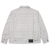 アクメドラビ(acme' de la vie) A LOGO MONOGRAM PATTERN WOVEN JACKET GREY