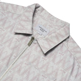 アクメドラビ(acme' de la vie) A LOGO MONOGRAM PATTERN WOVEN JACKET GREY