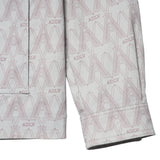 アクメドラビ(acme' de la vie) A LOGO MONOGRAM PATTERN WOVEN JACKET GREY