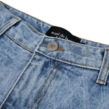 アクメドラビ(acme' de la vie) A LOGO MONOGRAM PATTERN DENIM PANTS BLUE