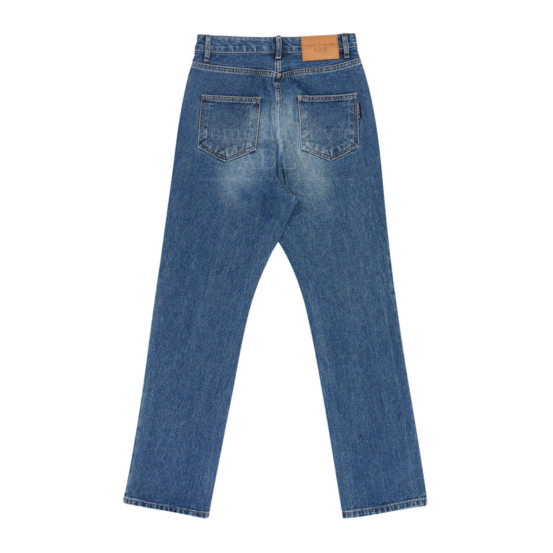 アクメドラビ(acme' de la vie) CAT BRUSH WASHING DENIM PANTS BLUE