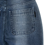 アクメドラビ(acme' de la vie) STRIPE BRUSH WASHING DENIM PANTS BLUE