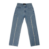 アクメドラビ(acme' de la vie)  WESTERN DENIM PANTS BLUE