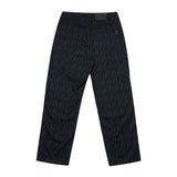 アクメドラビ(acme' de la vie) A LOGO MONOGRAM PATTERN WOVEN PANTS BLACK