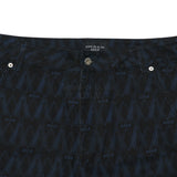 アクメドラビ(acme' de la vie) A LOGO MONOGRAM PATTERN WOVEN PANTS BLACK