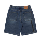 アクメドラビ(acme' de la vie) SIDE ZIPPER DENIM SHORT PANTS BLUE