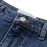 アクメドラビ(acme' de la vie) SIDE ZIPPER DENIM SHORT PANTS BLUE