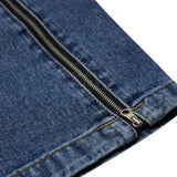 アクメドラビ(acme' de la vie) SIDE ZIPPER DENIM SHORT PANTS BLUE