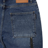 アクメドラビ(acme' de la vie) SIDE ZIPPER DENIM SHORT PANTS BLUE