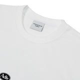 アクメドラビ(acme' de la vie) BACK SPREAD SLOGAN SHORT SLEEVE T-SHIRT BLUE