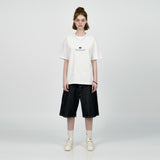 アクメドラビ(acme' de la vie) BACK SPREAD SLOGAN SHORT SLEEVE T-SHIRT PINK