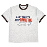 アクメドラビ(acme' de la vie) COLORS SCHEME SETUP SHORT SLEEVE T-SHIRT BROWN