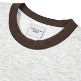 アクメドラビ(acme' de la vie) COLORS SCHEME SETUP SHORT SLEEVE T-SHIRT BROWN