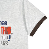 アクメドラビ(acme' de la vie) COLORS SCHEME SETUP SHORT SLEEVE T-SHIRT BROWN