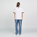 アクメドラビ(acme' de la vie) COLORS SCHEME SETUP SHORT SLEEVE T-SHIRT BROWN