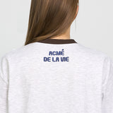 アクメドラビ(acme' de la vie) COLORS SCHEME SETUP SHORT SLEEVE T-SHIRT BROWN