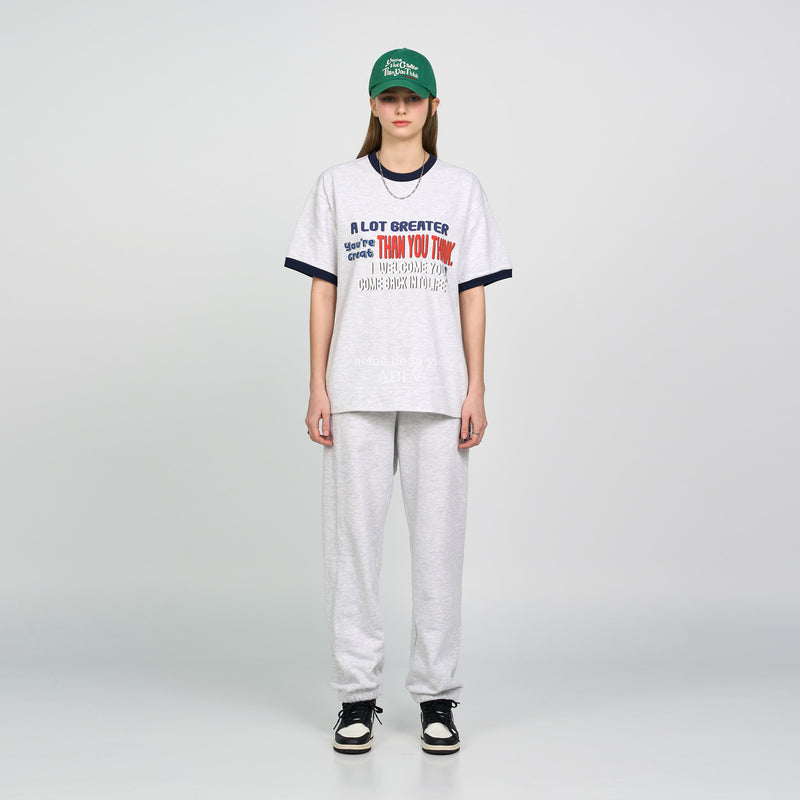 アクメドラビ(acme' de la vie) COLORS SCHEME SETUP SHORT SLEEVE T-SHIRT NAVY