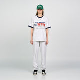 アクメドラビ(acme' de la vie) COLORS SCHEME SETUP SHORT SLEEVE T-SHIRT NAVY